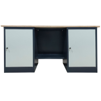 Металлический двухтумбовый верстак Stw 326-D/D