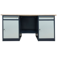 Металлический двухтумбовый верстак Stw 326-МD/МD