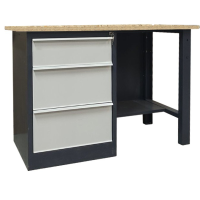 Однотумбовый металлический верстак Stw 325-S2B длиной 1200 мм