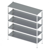 Фото Стеллажи усиленные из нержавеющей стали на 5 полок