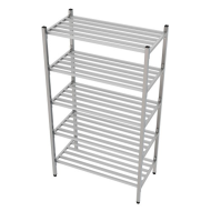 Стеллажи трубные из нержавеющей стали с 5 полками