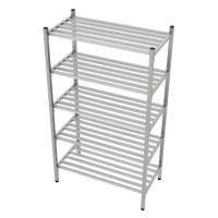 Стеллажи трубные из нержавеющей стали с 5 полками