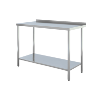 Стол с бортом и полкой 500х700х850 мм