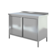 Фото Стол-тумба из нержавеющей стали