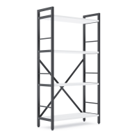 Стеллаж лофт 1100х600х240 мм Антрацит-Белый