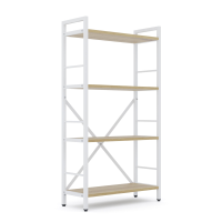 Стеллаж лофт 1100х600х240 мм Белый-Дуб