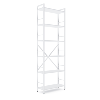 Стеллаж лофт 1800х600х240 мм Белый-Белый