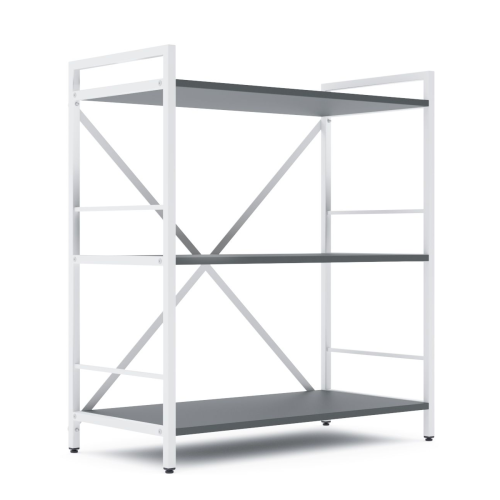 Стеллаж лофт 900х800х400 мм Белый-Антрацит Стеллаж лофт 900х800х400 мм Белый-Антрацит (Стеллаж лофт 900х800х400 мм Белый-Антрацит) купить