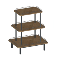 Стойка акционная трехуровневая