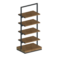 Стеллаж с полками из ДСП