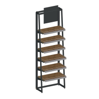 Стенд многоуровневый с рекламной панелью 2000х1100х420 мм