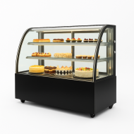 Витрина кондитерская холодильная круглая HURAKAN HKN-LPD150