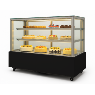 Витрина кондитерская холодильная квадратная HURAKAN HKN-LPD150S