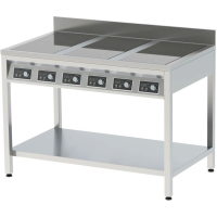 Плита индукционная напольная с бортом ПИН-6