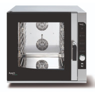 Пароконвектомат APACH AP7QD с электронным управлением и встроенной автомойкой