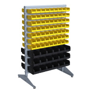 Фото Стеллаж для метизов 1500 мм наполнение 6/14 двухсторонний (комби)