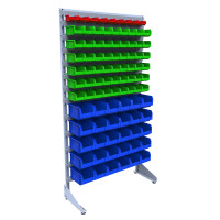 Стеллаж для метизов 1800 мм наполнение 5/6/1