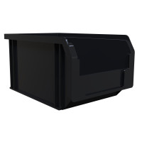 Пластиковый ящик большой черный 230х150х120 мм
