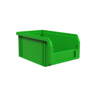 Пластиковый ящик средний зеленый 165х100х75 мм