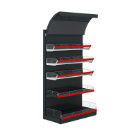 Фото Рекламная стойка с фризом и корзинами