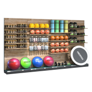 Стеллаж под текстиль с экспоппанелью