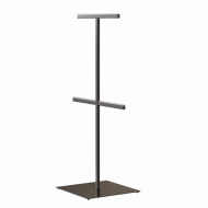 Вешалка-стойка двухъярусная для одежды в магазин