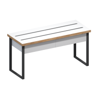 Стол для оргтехники с ящиком длиной 1500 мм