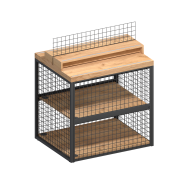 Фото Стол прямоугольный с надставкой тип 1