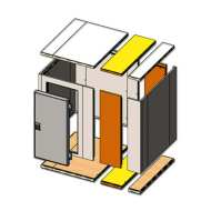 Фото Пояса расширения для холодильных камер L1960 мм, H2160 мм