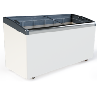 Морозильный ларь с гнутым стеклом KING объемом 500 л