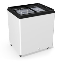 Морозильный ларь серии Р с прямым стеклом M200P объемом 253 дм³