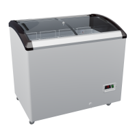 Морозильный ларь серии SF с гнутым стеклом М300SF объемом 322 дм³