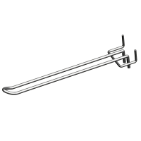 Крючок двойной на перфорацию 100 мм окрашенный