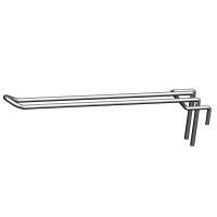 Крючок двойной на сетку 100 мм окрашенный