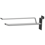 Фото Крючки двойные с ценникодержателем на экспопанель