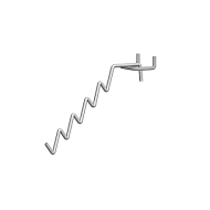 Фото Крючок змейка для одежды наклонный 330 мм