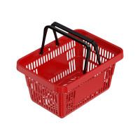 Пластиковая корзина красная 20л