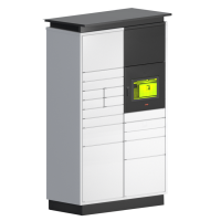 Почтомат Loko Logis 2050х1000х500 мм с терминалом и 17 ячейками