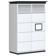 Почтомат Loko Fresh 2400х1400х700 мм на 2 колонны