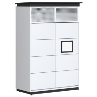 Почтомат Loko Fresh 2400х1400х700 мм на 2 колонны