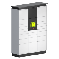 Почтомат Loko Logis 2050х1500х500 мм с терминалом и 30 ячейками