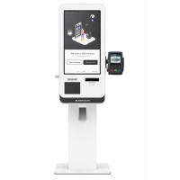 Касса самообслуживания Lyra 21,5″ со стойкой и полкой 53 см