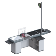 Кассовые боксы для супермаркета