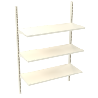 Стеллаж настенный металлический 1625х1250х400 мм на 3 полки