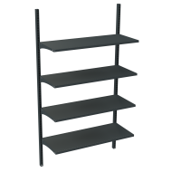 Стеллаж настенный металлический 1930х1250х400 мм на 4 полки