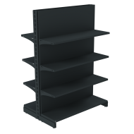 Фото Стеллаж двухсторонний металлический  1473х1250х600 мм на 8 полок RAL 7016 (антрацит)