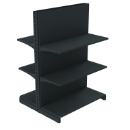 Стелаж двосторонній металевий  1473х665х800 мм на 6 полиць