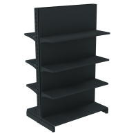 Стеллаж двухсторонний металлический 1625х665х600 мм на 8 полок