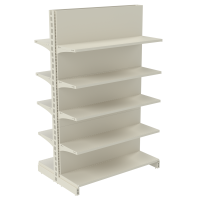 Стеллаж двухсторонний металлический 1625х1330х600 мм на 10 полок