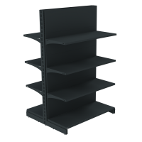 Стелаж двосторонній металевий 1625х1250х800 мм на 8 полиць